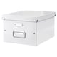 Caja almacenaje | Leitz 6044 WOW | 281 x 369 x 200 mm | Blanca