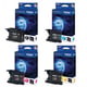 Brother LC-1280 XL Pack 4 cartuchos | BRB-LC1280BCMY