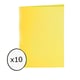 PACK x 10: Subcarpeta | 180g/m2 | Amarillo Intenso