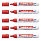Rotulador Pizarra Blanca | Edding 660 | Punta redonda 1.5-3mm | Rojo | Pack 5 Unidades