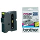 Brother TX-651 Cinta negra sobre amarillo 24mm | BROTX-651