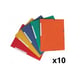 Pack 10x Carpeta de gomas | Cartón | 320x243mm (Surtidos)