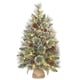 Árbol de Navidad artificial con 20 luces 60 cm