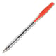 Bolígrafo Rojo | Transparente | 0.7mm