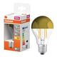 Osram bombilla LED E27 A60 filamento espejo dorado luz cálida 4W | 35W
