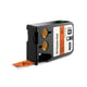 Dymo XTL 1868767 cinta vinilo negro sobre naranja 19mm | DYM1868767