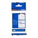 Brother TZe-FA3 cinta para la ropa 12mm texto azul sobre blanco (3M) | BROTZEFA3