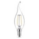 Philips bombilla LED E14 BA35 filamento luz cálida 2W | 25W