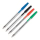 PACK x4: Bolígrafo Azul, Negro, Rojo y Verde | Transparente | 0.7mm