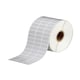 Brady BPT-5-7563-2.5 etiqueta de poliéster mate metalizado 25,40 x 12,70 mm | BRABPT-5-7563-2.5