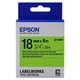 Epson LK-5GBF Cinta negro sobre verde fluorescente 18mm (C53S655005) | EPSLK-5GBF