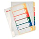 Esselte Índice de proyectos imprimible | A4 1-6 Multicolor