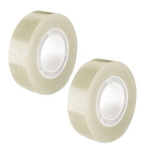 PACK x2: Cinta Adhesiva Transparente | 12mm x 33M