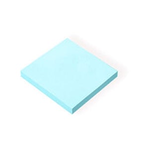 Bloc de Notas | 76x76mm | Azul Pastel | 100 hojas
