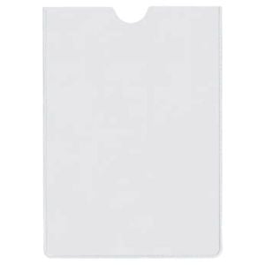 Esselte Portacarnets PVC transparente | 75Q 78 × 114 mm 100 unidades