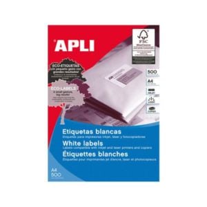 Apli Etiquetas | 210 x 297 mm 500 etiquetas