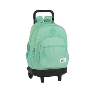 Mochila escolar BLACKFIT8 | Carro extraible | Turquesa