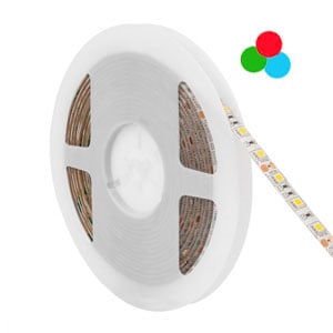 Tira LED 12V | 60LED/m | Luz colores RGB | 5M