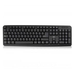 Teclado Ewent Slim con cable | Negro