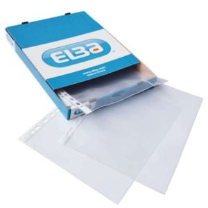 Elba Funda transparente A4 | 11 agujeros 70 micras 100 uds