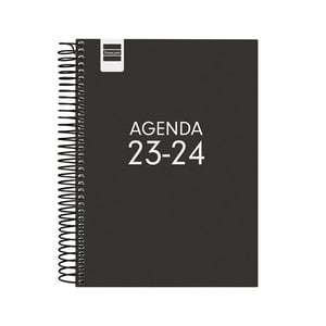 Agenda escolar 23-24 | Día vista | Negro