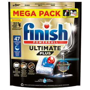Finish Ultimate Plus Regular - Pastillas lavavajillas | 47 lavados