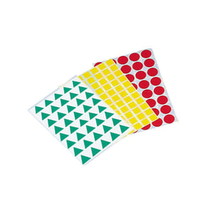 Gomets Apli | Figuras geométricas | Colores | 12 hojas