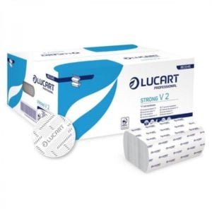 Lucart Strong V | Toallas secamanos 20 uds