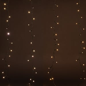 Cortina de luz 100x200 | Blanco cálido y extra cálido | 320 leds