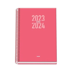 Agenda escolar 23-24 | Semana vista | A5 | Rosa