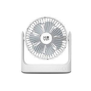 Ventilador de sobremesa portátil | 18 cm | Blanco