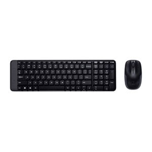 Logitech Teclado MK220 y Ratón M150 inalámbricos | Portugués | Negro