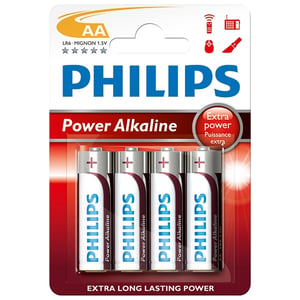 Philips Power AA/LR06/MN1500 | Pilas Alcalinas | 4 unidades