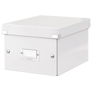 Caja almacenaje | Leitz 6043 WOW | 216 x 282 x 160 mm | Blanca