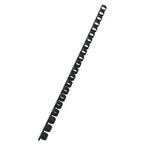 Canutillo CombBind GBC | plástico (PVC) | negro | 10 mm | 100 unidades