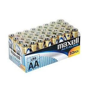 Maxell AA/LR06/MN1500 | Pilas Alcalinas | 32 unidades