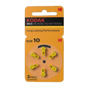 Kodak P10 | Pilas audífono | 6 unidades