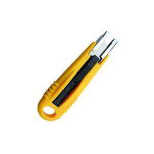 Cutter Retráctil Seguridad | Hoja Ancha | 14cm | Surtidos