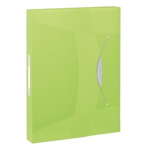 Carpeta de documentos Esselte | Polietileno | Verde transparente | 47mm | A4