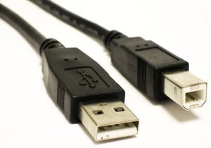Cable USB para impresora 2.0 A/M-B/M 1.8m