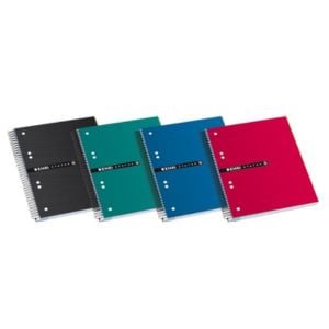 Enri Cuaderno espiral A5+ | Cuadrícula 5 mm Tapa dura Surtido