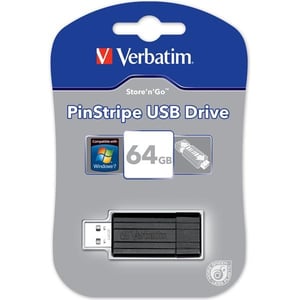 Memoria USB 64GB | 2.0 | Negro | Verbatim