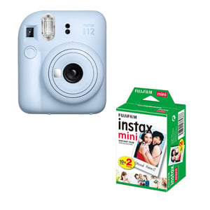 Fujifilm instax mini 12 Azul Pack cámara + Papel foto