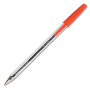 Bolígrafo Rojo | Transparente | 0.7mm