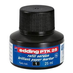 Edding PTK 25 Tinta para rellenar | negra