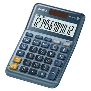 Calculadora Casio Ms-120em | Sobremesa | 12 digitos | Azul