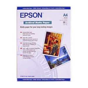 Epson S041342 Papel Mate Archival | A4 189 g 50 hojas